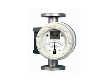 Remote transmission type metal tube rotameter