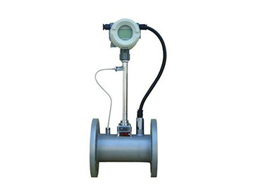 Temperature and pressure compensation type vortex flowmeter