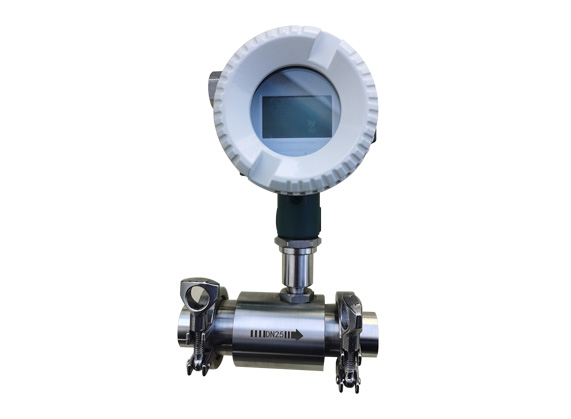 Liquid turbine flowmeter